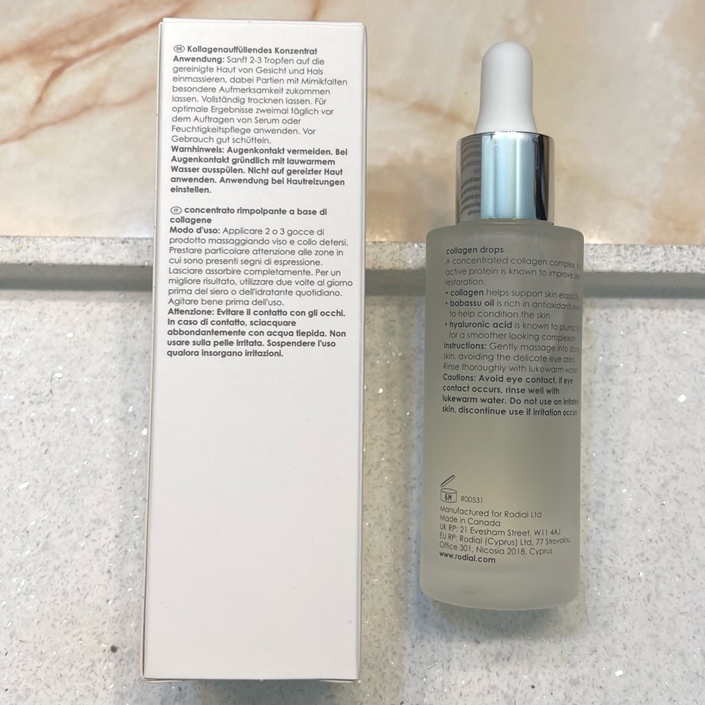 Rodial ~ ‘COLLAGEN DROPS’ ~ Collagen Replenishing Concentrate ~ Full Size ~ NIB - Picture 10 of 16